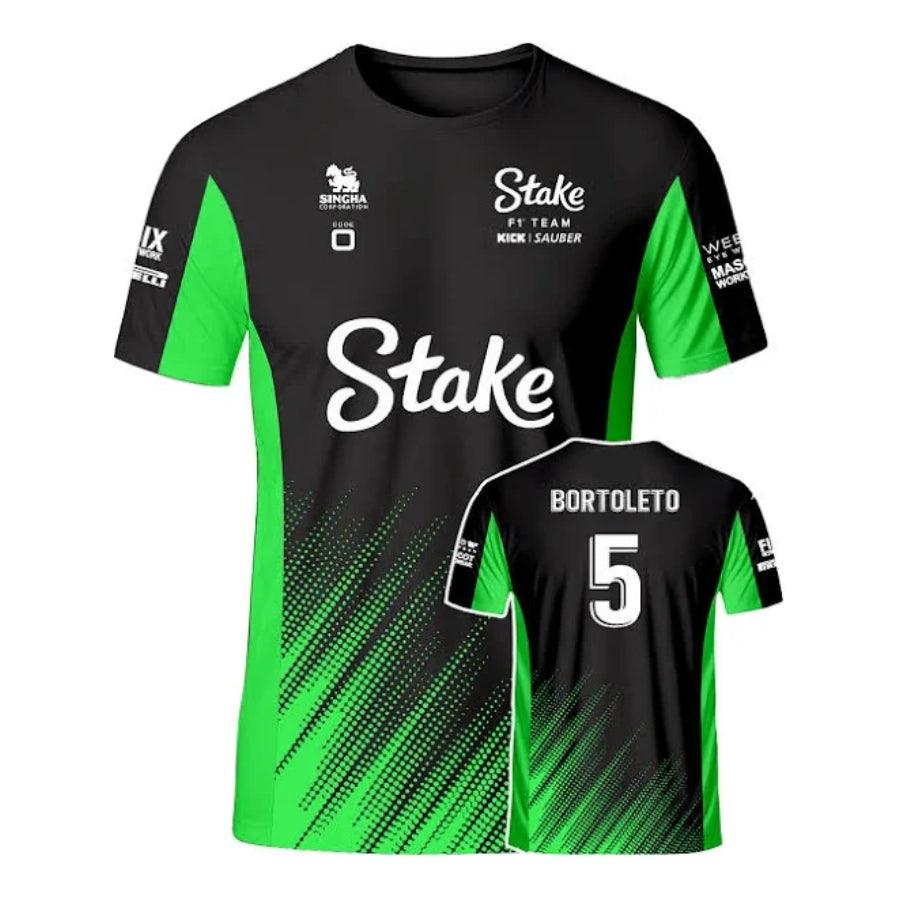 Kick Sauber 2025 Bortoleto 5 Team Set Up T-Shirt Formula 1 F1 Formula One